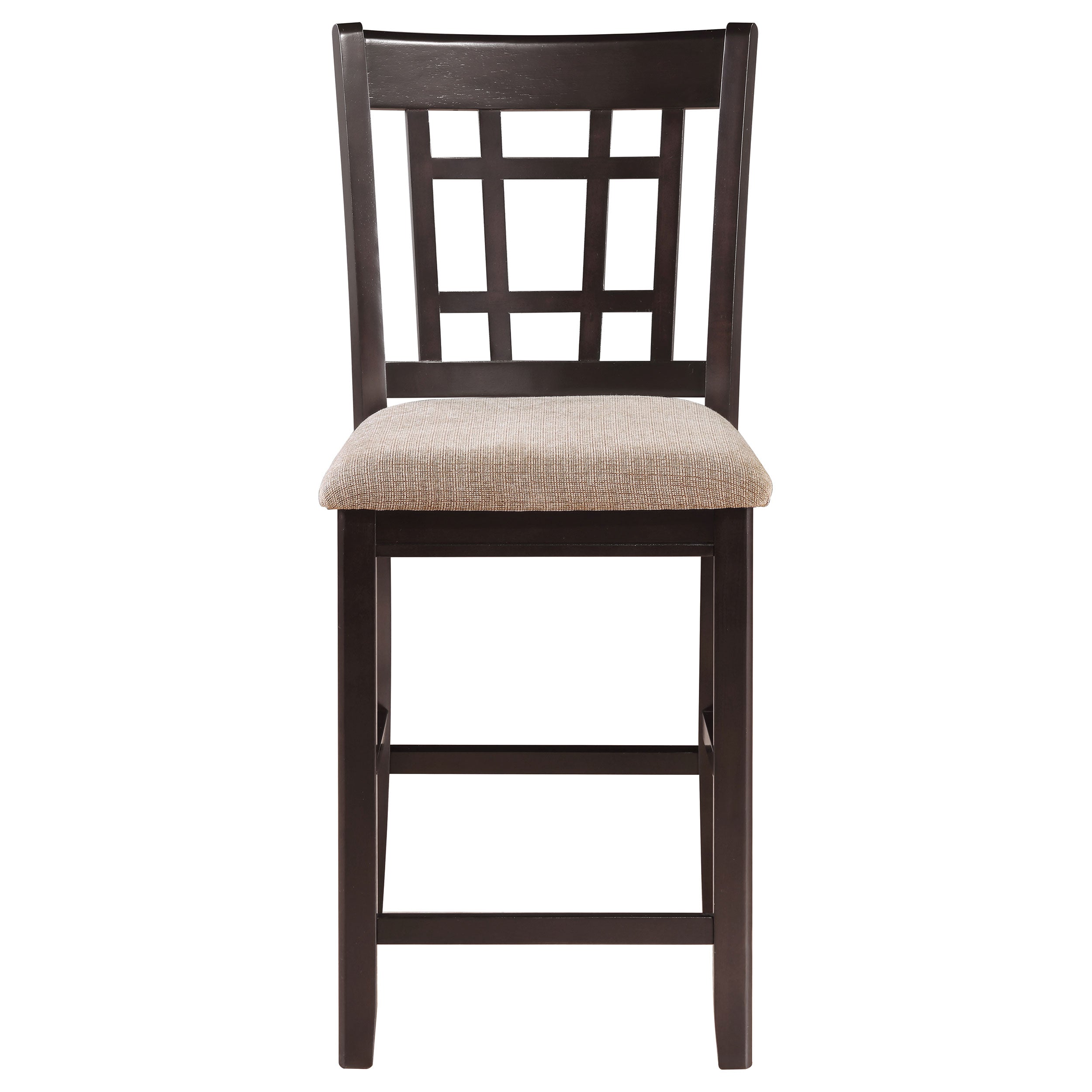 Lavon Wood Counter Chair Tan and (Set of 2)