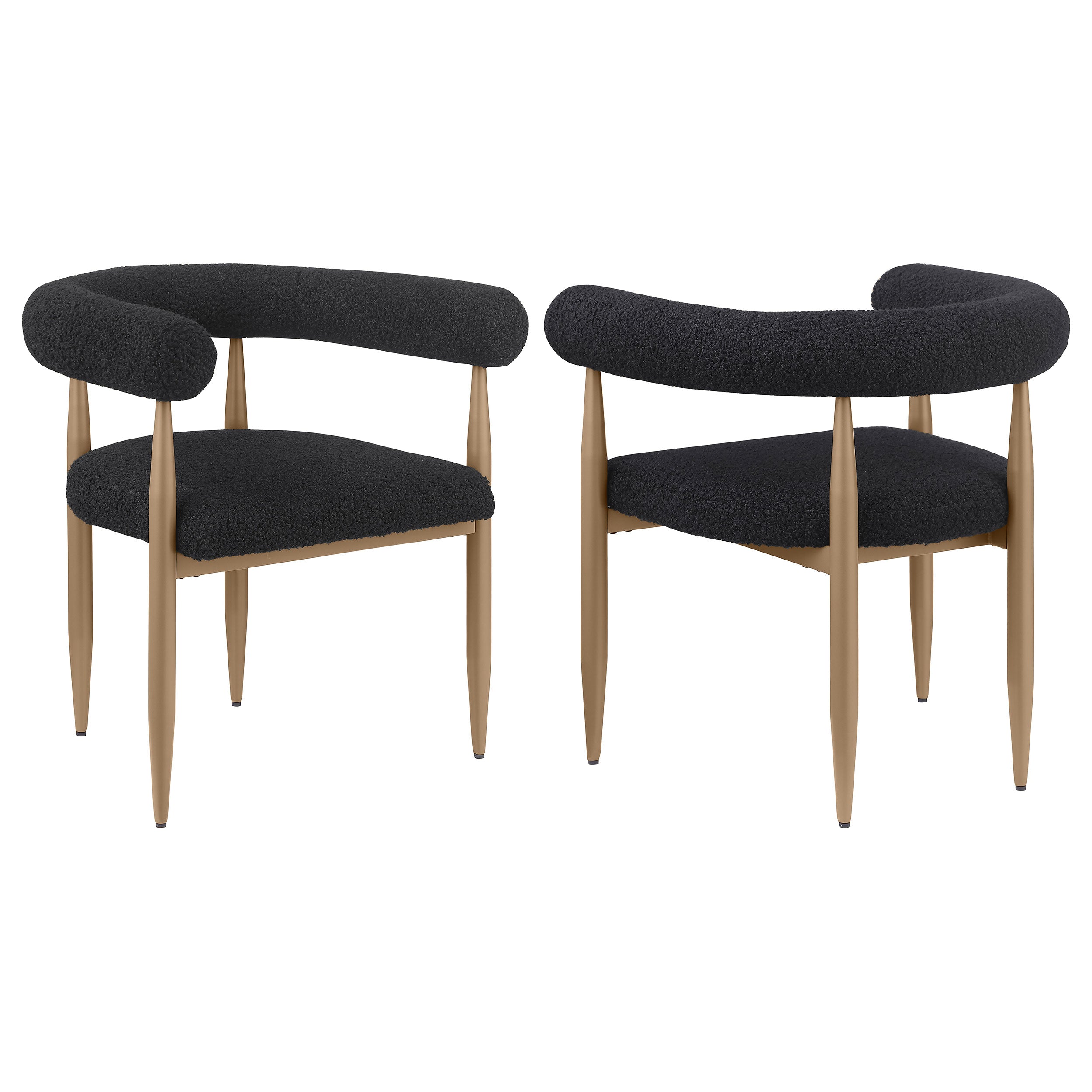 Dunmore Boucle Upholstered Dining Arm Chair (Set of 2)