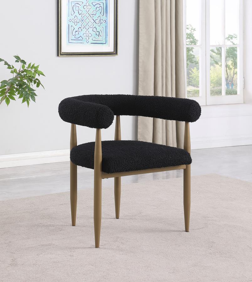 Dunmore Boucle Upholstered Dining Arm Chair (Set of 2)