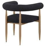 Dunmore Boucle Upholstered Dining Arm Chair (Set of 2)