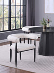 Dunmore Boucle Upholstered Dining Arm Chair (Set of 2)