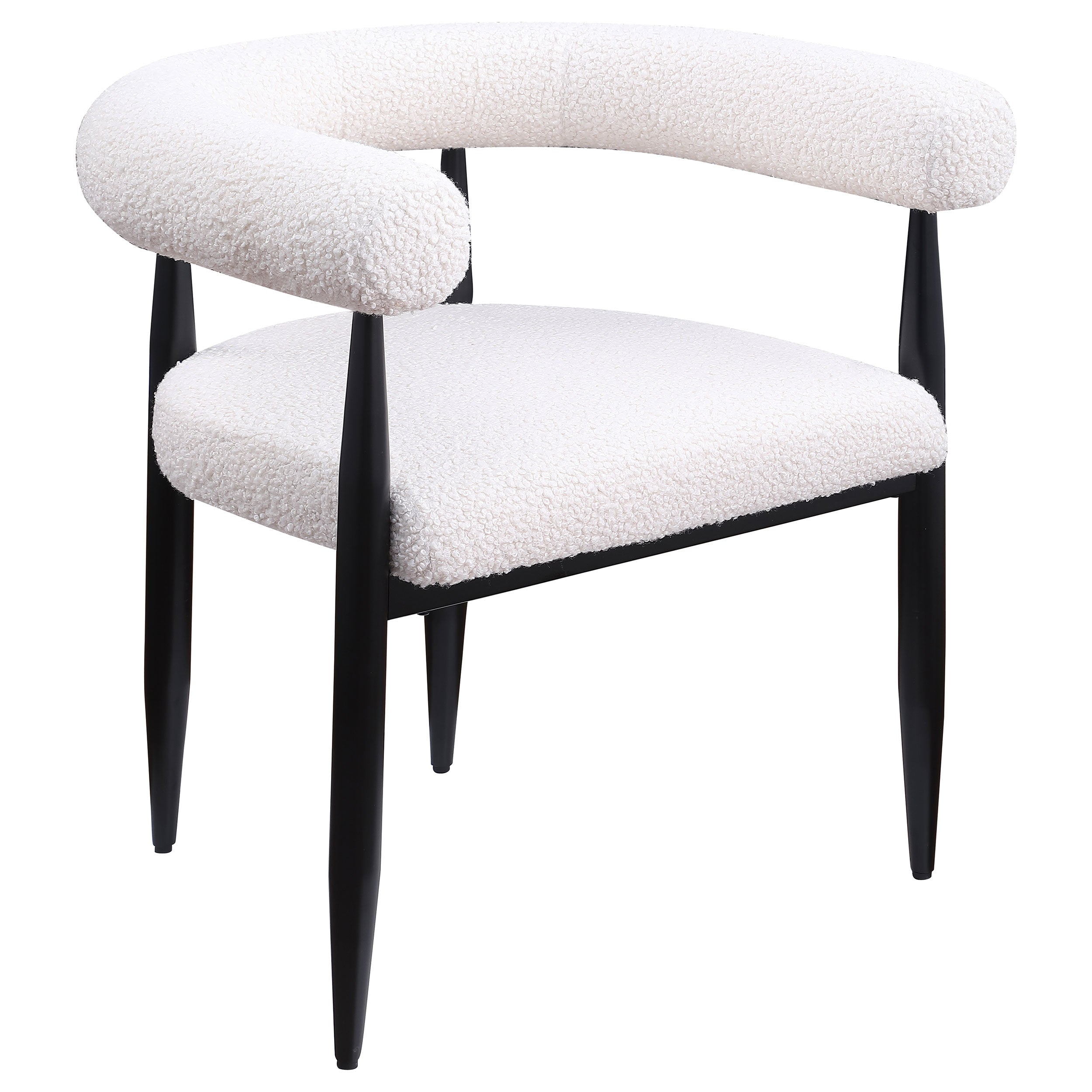 Dunmore Boucle Upholstered Dining Arm Chair (Set of 2)