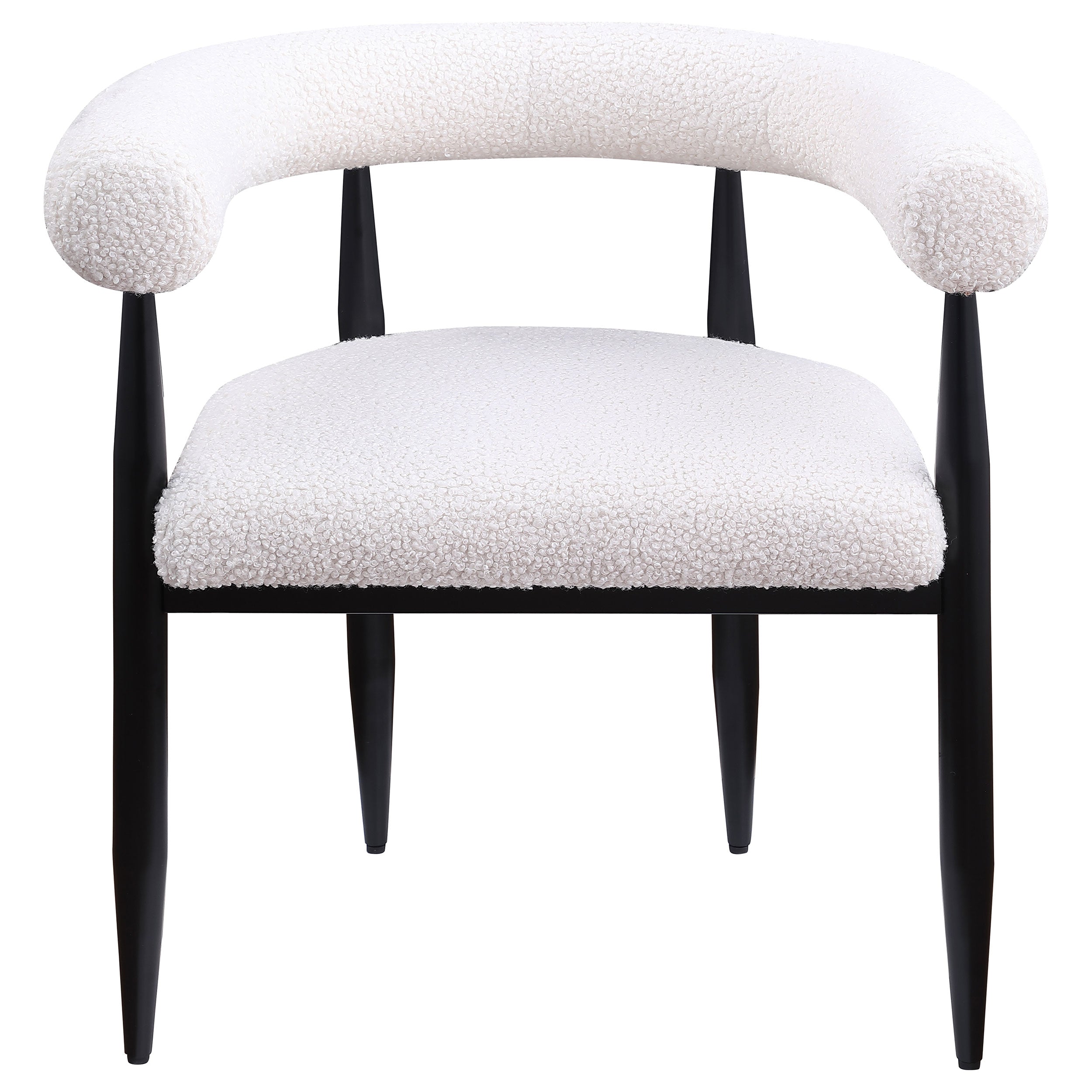Dunmore Boucle Upholstered Dining Arm Chair (Set of 2)