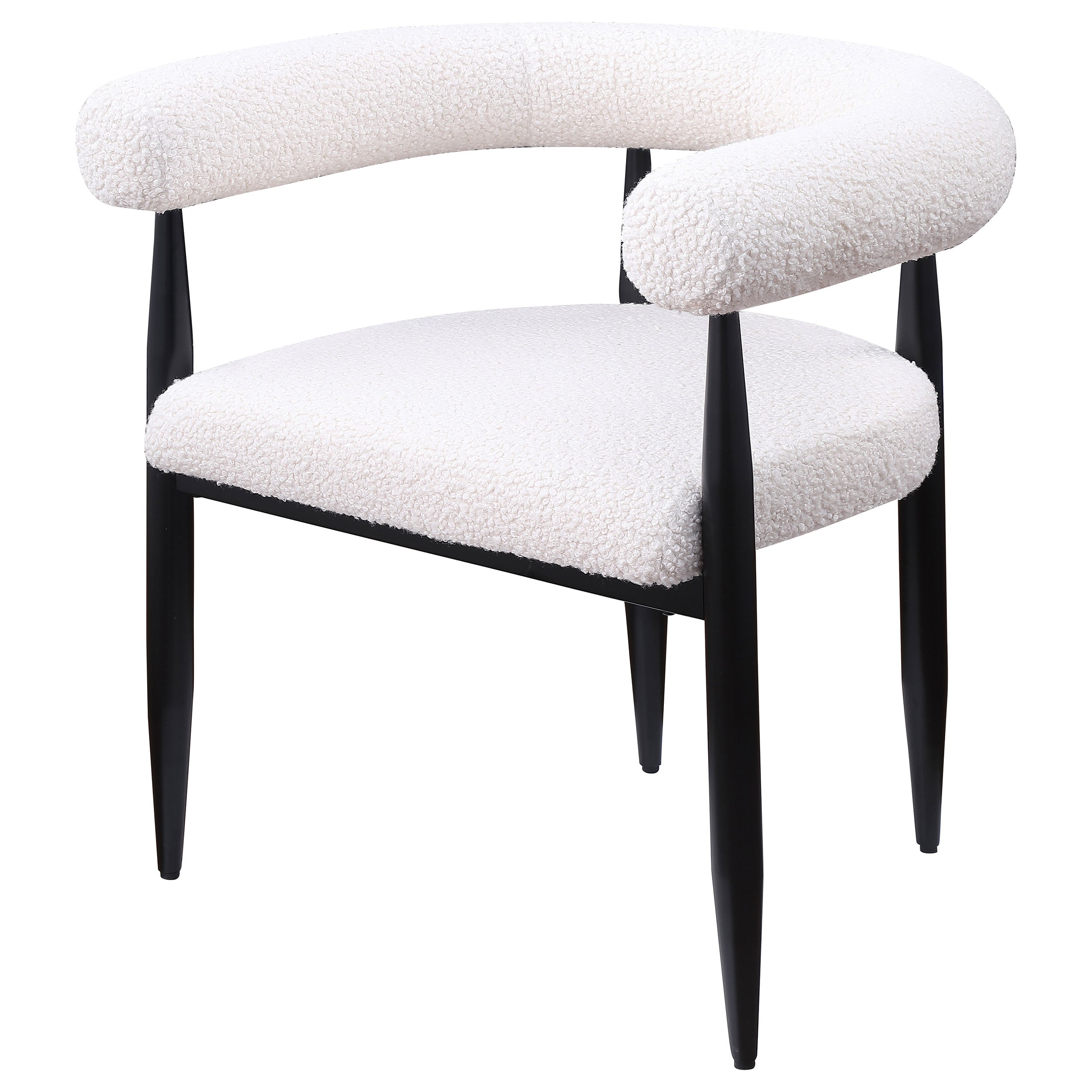 Dunmore Boucle Upholstered Dining Arm Chair (Set of 2)