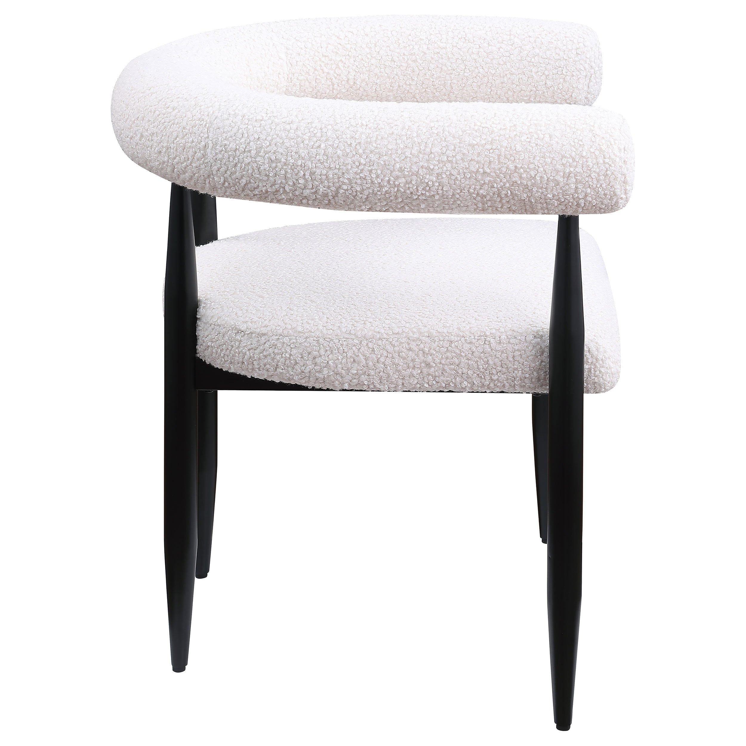 Dunmore Boucle Upholstered Dining Arm Chair (Set of 2)