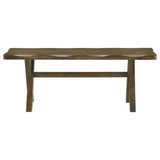 Alston 47-inch Solid Wood Dining Bench Knotty Nutmeg
