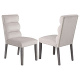 Carla Velvet Upholstered Dining Side Chair (Set of 2)