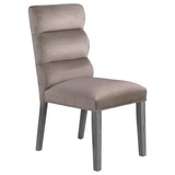 Carla Velvet Upholstered Dining Side Chair (Set of 2)