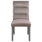 Carla Velvet Upholstered Dining Side Chair (Set of 2)