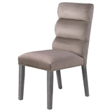 Carla Velvet Upholstered Dining Side Chair (Set of 2)