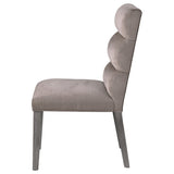 Carla Velvet Upholstered Dining Side Chair (Set of 2)