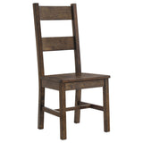 Coleman Rectangular Dining Set Rustic Golden Brown