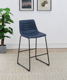 Zuni Faux Leather Upholstered Counter Chair (Set of 2)
