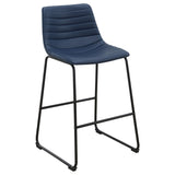 Zuni Faux Leather Upholstered Counter Chair (Set of 2)