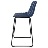 Zuni Faux Leather Upholstered Counter Chair (Set of 2)