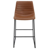 Zuni Faux Leather Upholstered Counter Chair (Set of 2)