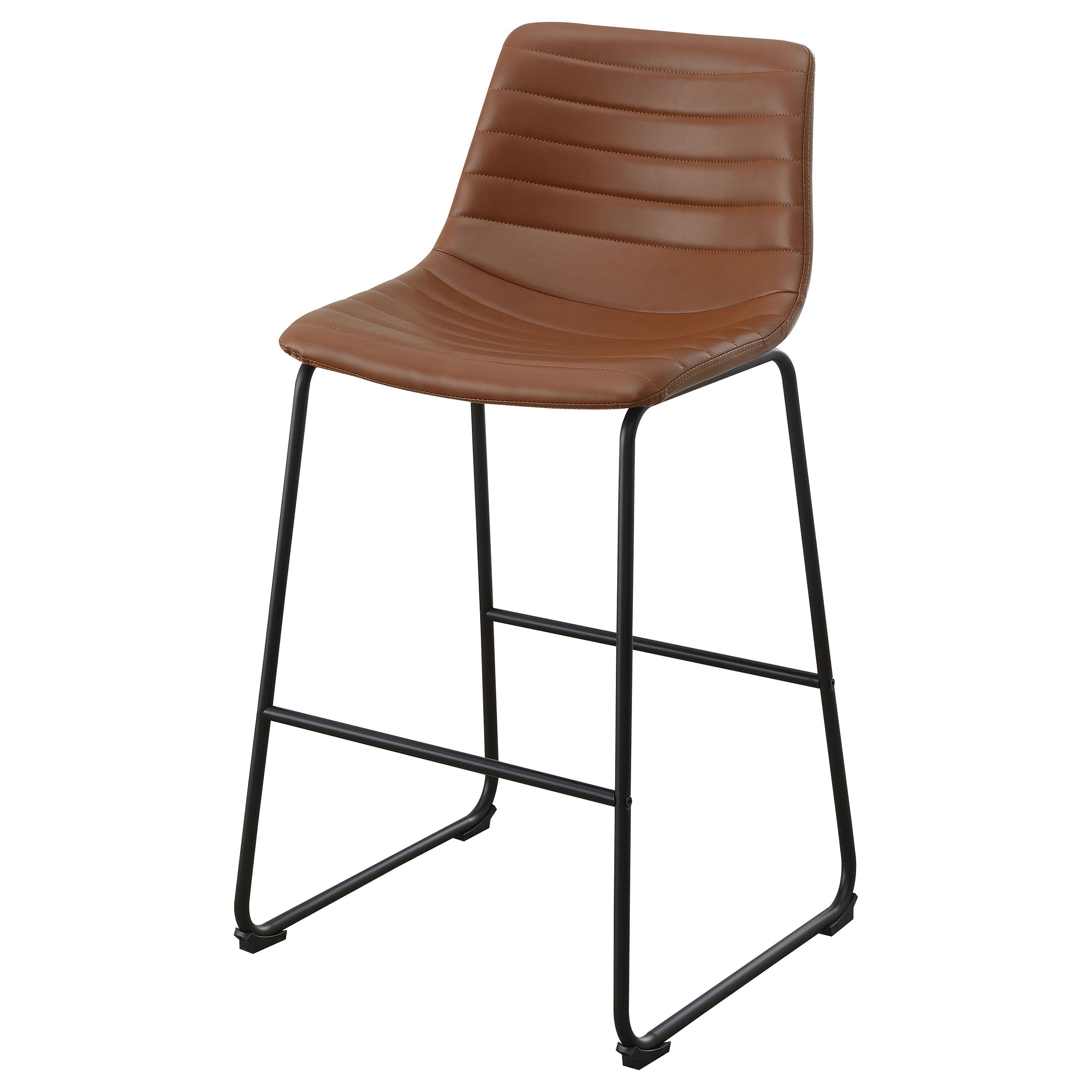 Zuni Faux Leather Upholstered Counter Chair (Set of 2)