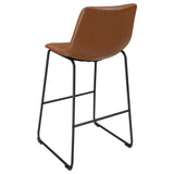 Zuni Faux Leather Upholstered Counter Chair (Set of 2)