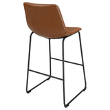 Zuni Faux Leather Upholstered Counter Chair (Set of 2)