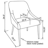 Mayette Upholstered Dining Side Chair (Set of 2)