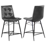 Aiken Upholstered Tufted Counter Chair (Set of 2)