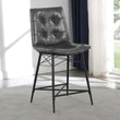 Aiken Upholstered Tufted Counter Chair (Set of 2)