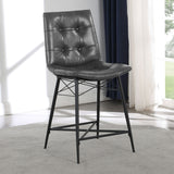 Aiken Upholstered Tufted Counter Chair (Set of 2)