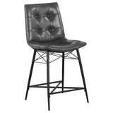 Aiken Upholstered Tufted Counter Chair (Set of 2)