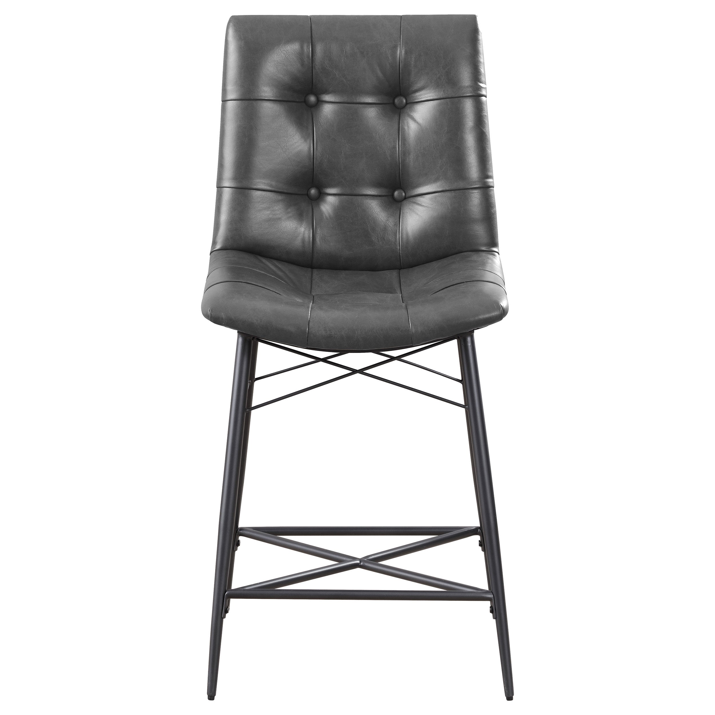 Aiken Upholstered Tufted Counter Chair (Set of 2)