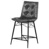 Aiken Upholstered Tufted Counter Chair (Set of 2)