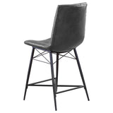 Aiken Upholstered Tufted Counter Chair (Set of 2)