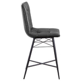 Aiken Upholstered Tufted Counter Chair (Set of 2)