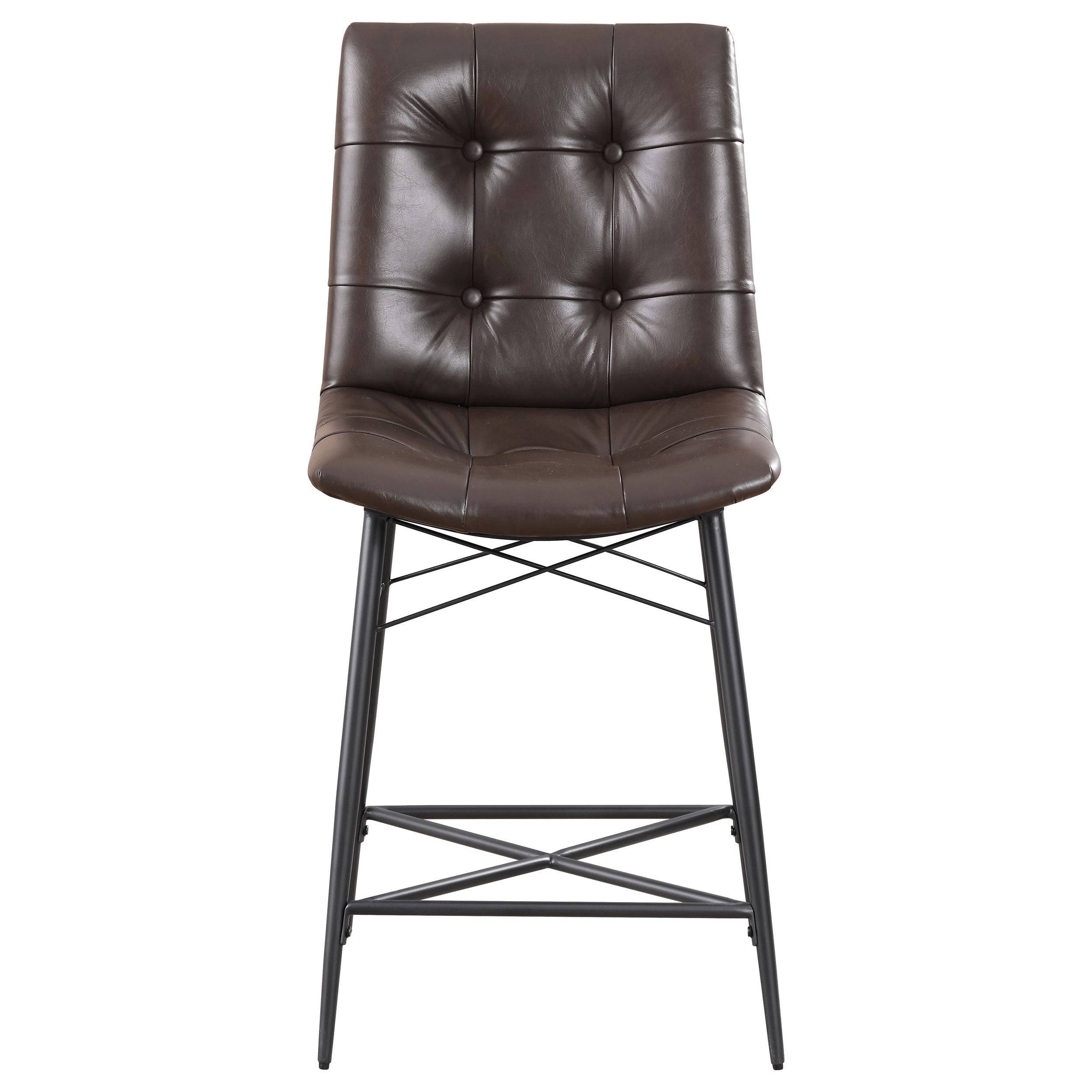 Aiken Upholstered Tufted Counter Chair (Set of 2)