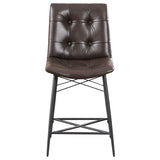 Aiken Upholstered Tufted Counter Chair (Set of 2)