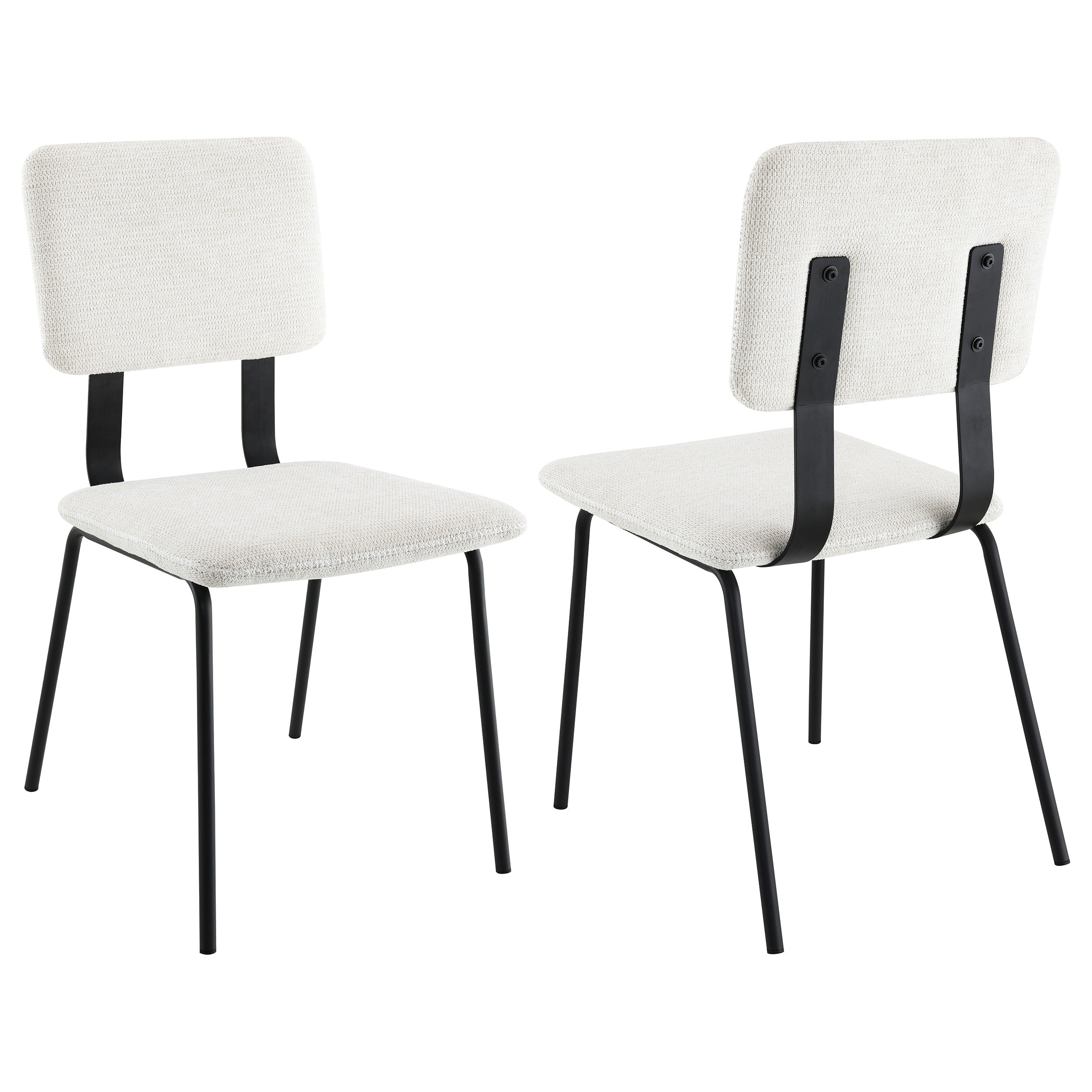 Calla Fabric Upholstered Dining Side Chair (Set of 2)