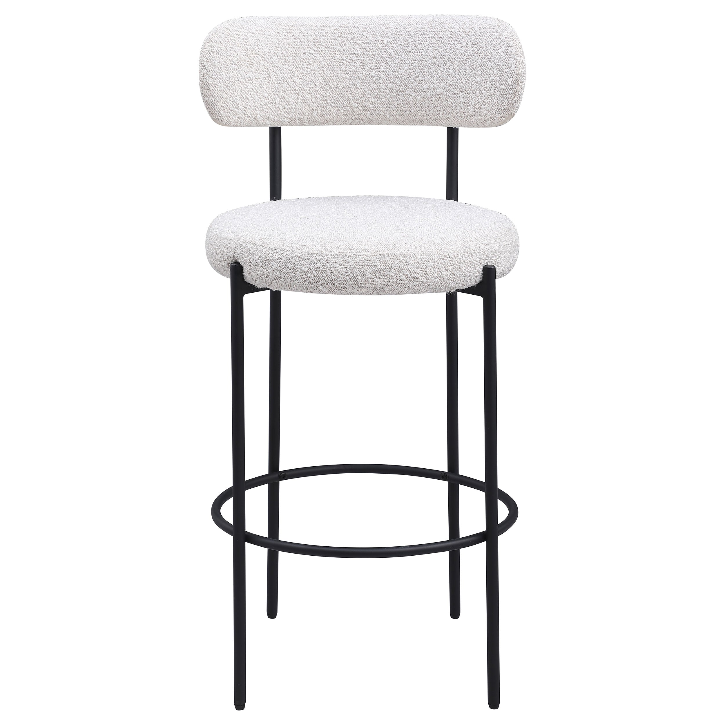 Viola Boucle Upholstered Bar Chair (Set of 2)