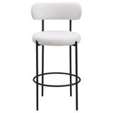 Viola Boucle Upholstered Bar Chair (Set of 2)