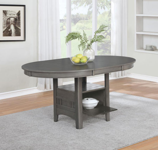 Lavon Oval 60-inch Extension Leaf Dining Table Medium
