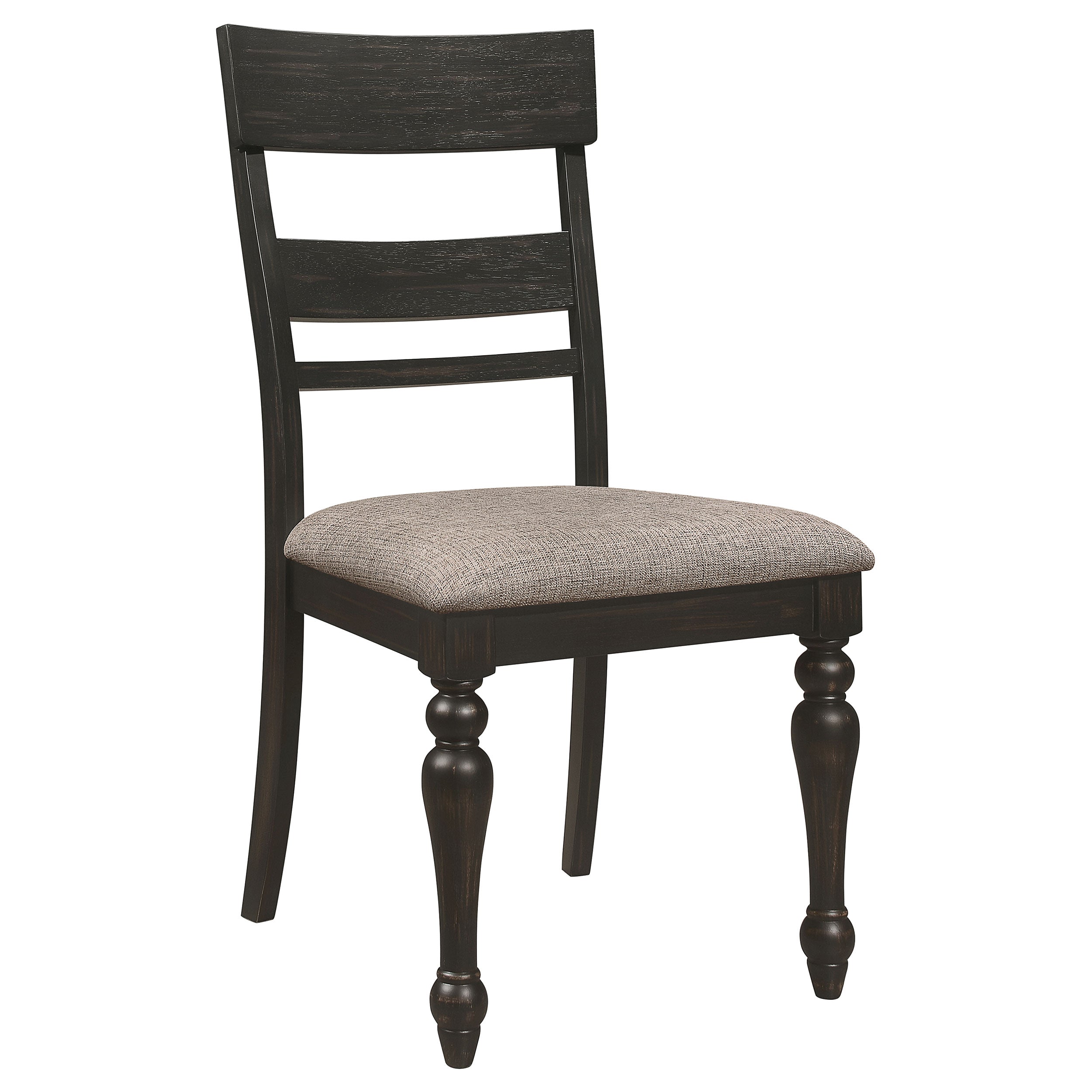 Bridget Rectangular Dining Set Charcoal Sand Through