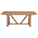 Middleton 106-inch Extension Leaf Dining Table Natural Brown