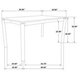 Parkridge 59-inch Rectangular Dining Table