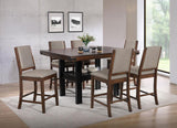 Patterson Counter Height Dining Set Mango Oak