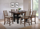 Patterson Counter Height Dining Set Mango Oak