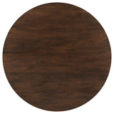 Everton 5-piece Round 53-inch Dining Table Set Dark Walnut