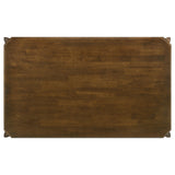 Almonte 59-inch Rectangular Wood Dining Table Dark Brown