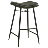 Bayu Leather Upholstered Bar Stool (Set of 2)