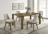 Castlewood 71-inch Rectangular Dining Set Brown Oak
