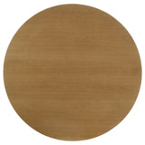 Hartville Round Dining Table Set Natural Light Brown