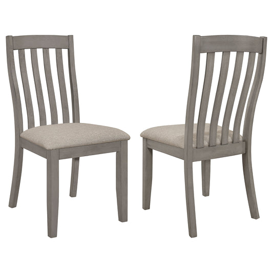 Nogales Wood Dining Side Chair Coastal (Set of 2)