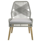 Nakia Woven Rope Dining Side Chairs (Set of 2)